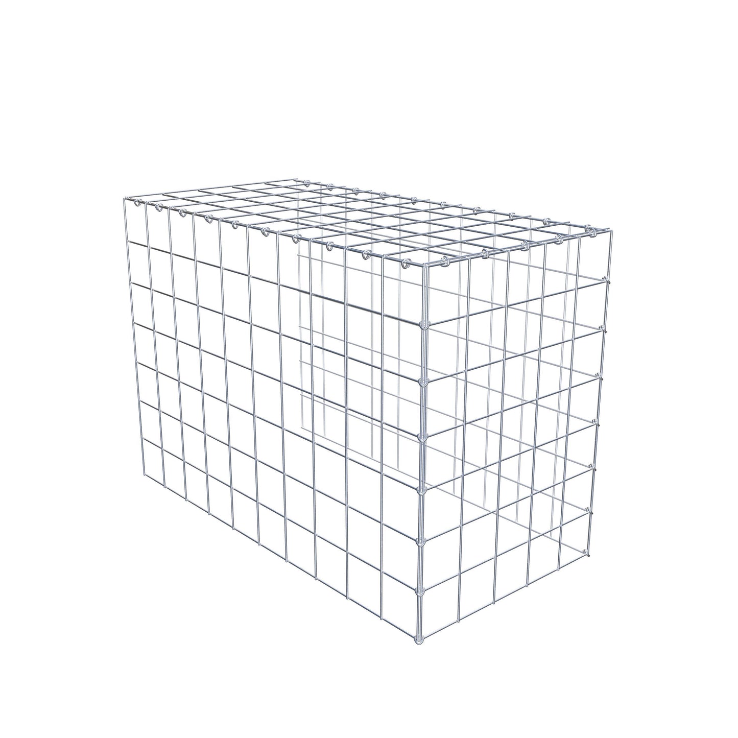 Fourche rapportée type 4 100 cm x 70 cm x 50 cm (L x H x P), mailles 10 cm x 10 cm, anneau C