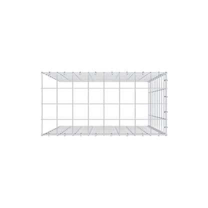 Gabião Tipo 4 100 cm x 80 cm x 40 cm (C x A x P), malhagem 10 cm x 10 cm, anel C