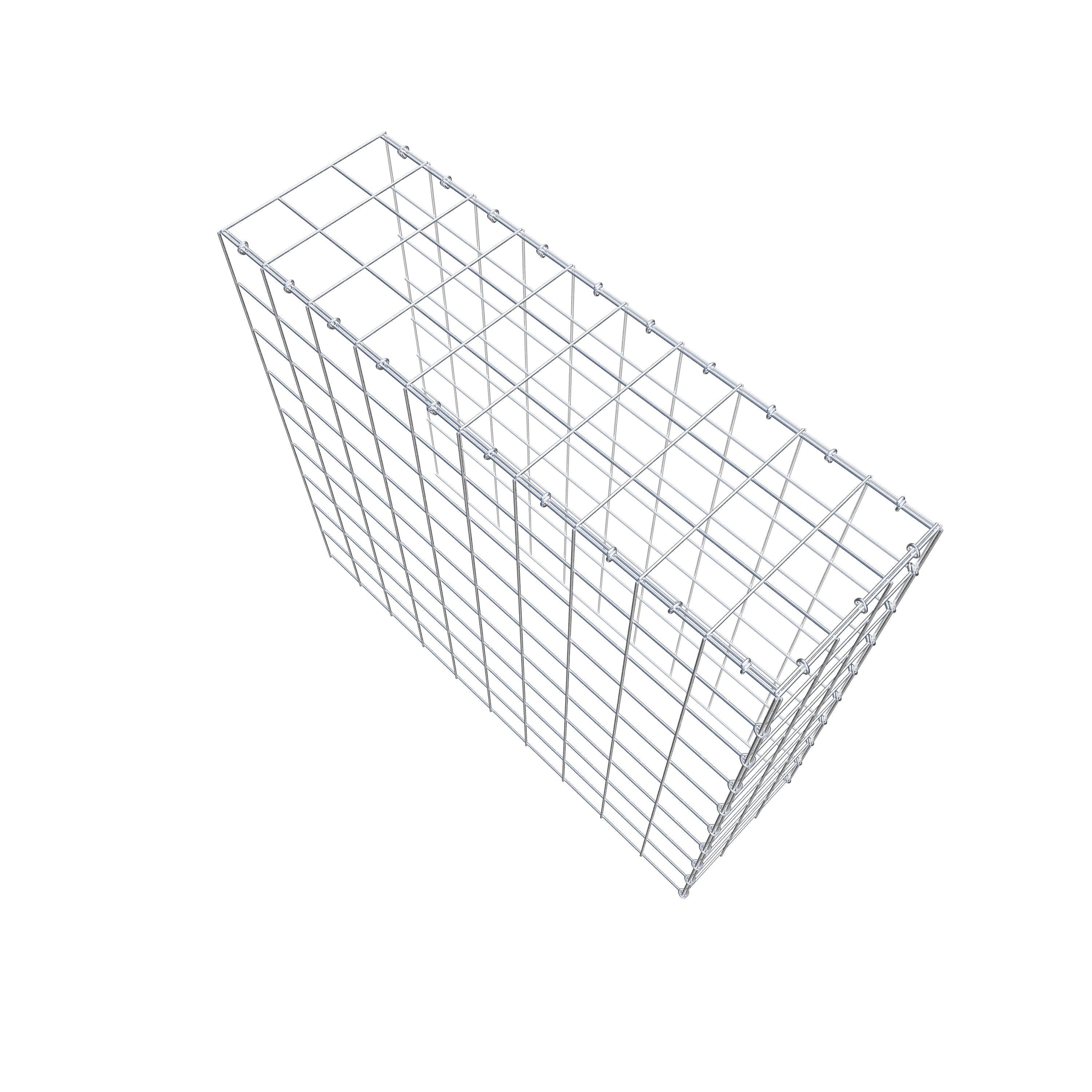 Extra gabion typ 4 100 cm x 90 cm x 30 cm (L x H x D), maskstorlek 10 cm x 10 cm, C-ring