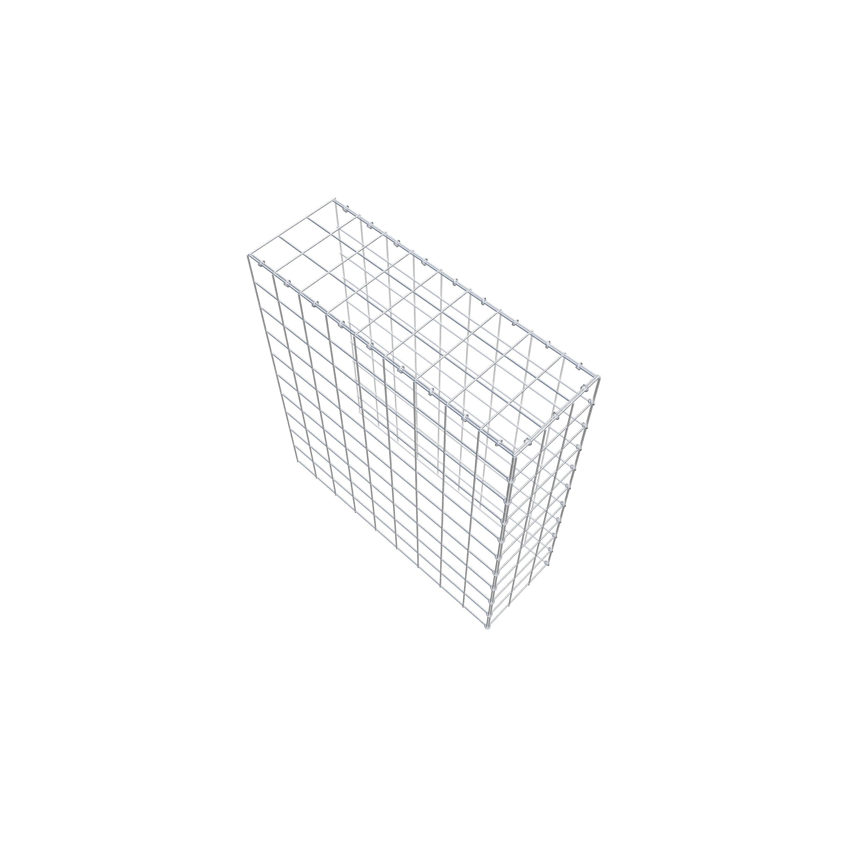 Add-on schanskorf type 4 100 cm x 90 cm x 30 cm (L x H x D), maaswijdte 10 cm x 10 cm, C-ring