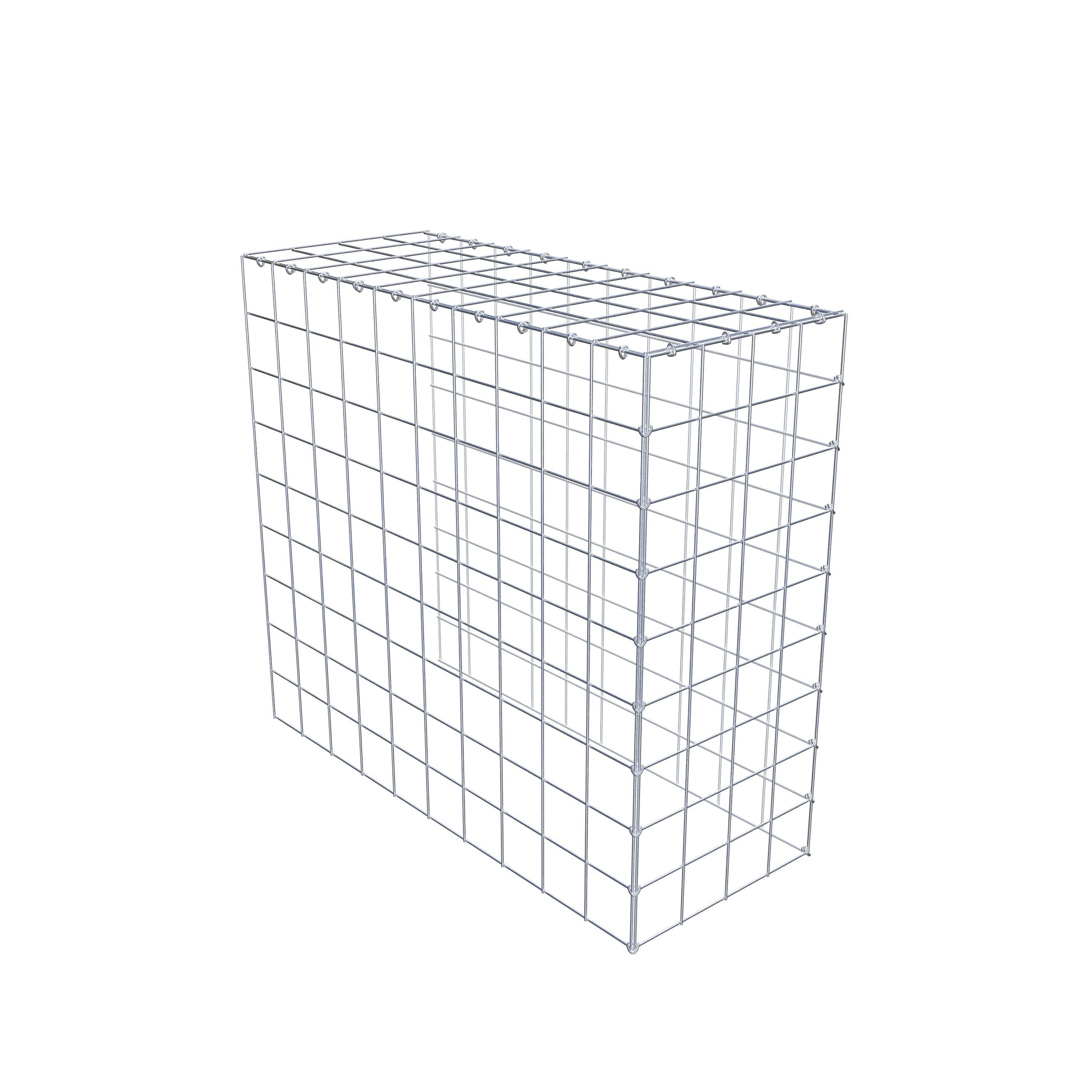 Extra gabion typ 4 100 cm x 90 cm x 40 cm (L x H x D), maskstorlek 10 cm x 10 cm, C-ring