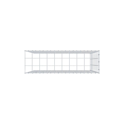 Gabião Tipo 4 100 cm x 100 cm x 30 cm (C x A x P), malhagem 10 cm x 10 cm, anel C