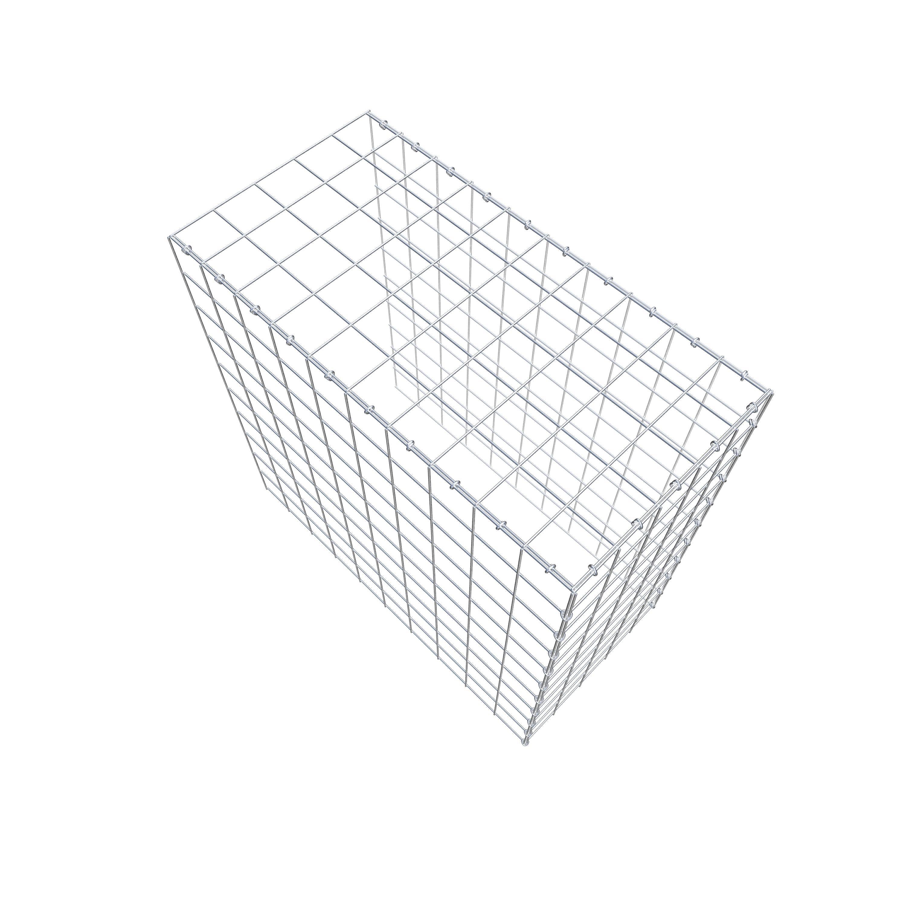 Extra gabion typ 4 100 cm x 100 cm x 50 cm (L x H x D), maskstorlek 10 cm x 10 cm, C-ring