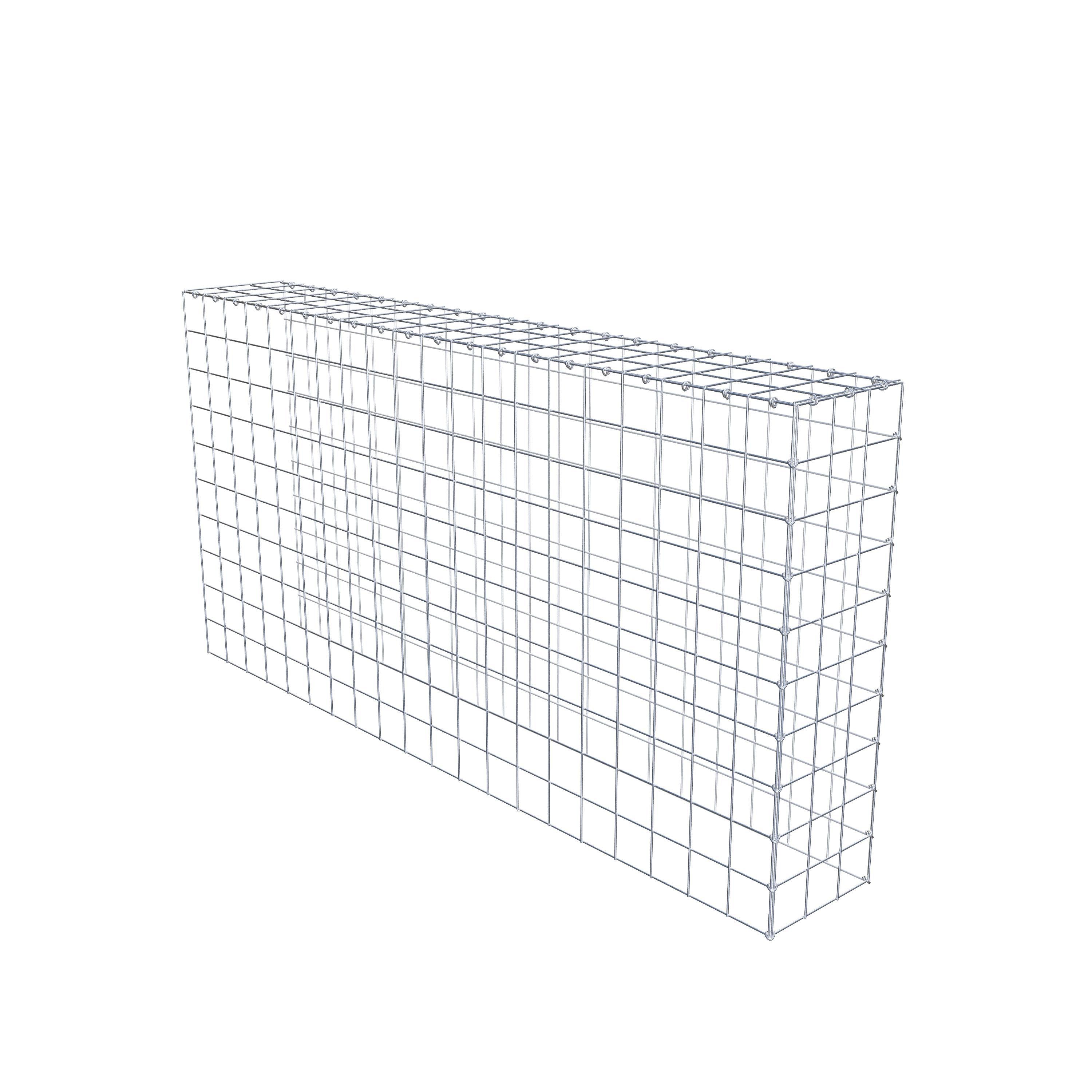 Extra gabion typ 4 200 cm x 100 cm x 30 cm (L x H x D), maskstorlek 10 cm x 10 cm, C-ring