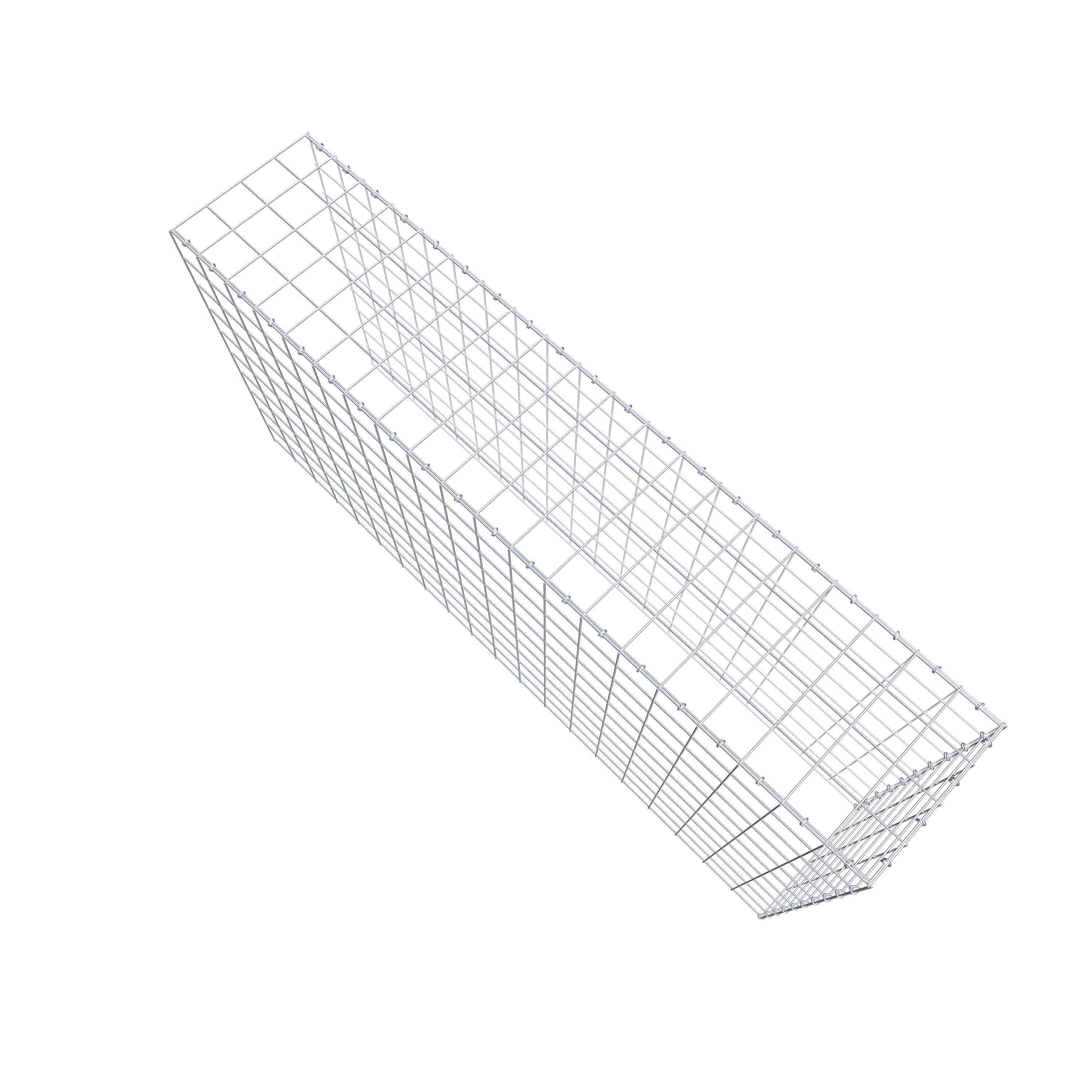 Extra gabion typ 4 200 cm x 100 cm x 40 cm (L x H x D), maskstorlek 10 cm x 10 cm, C-ring