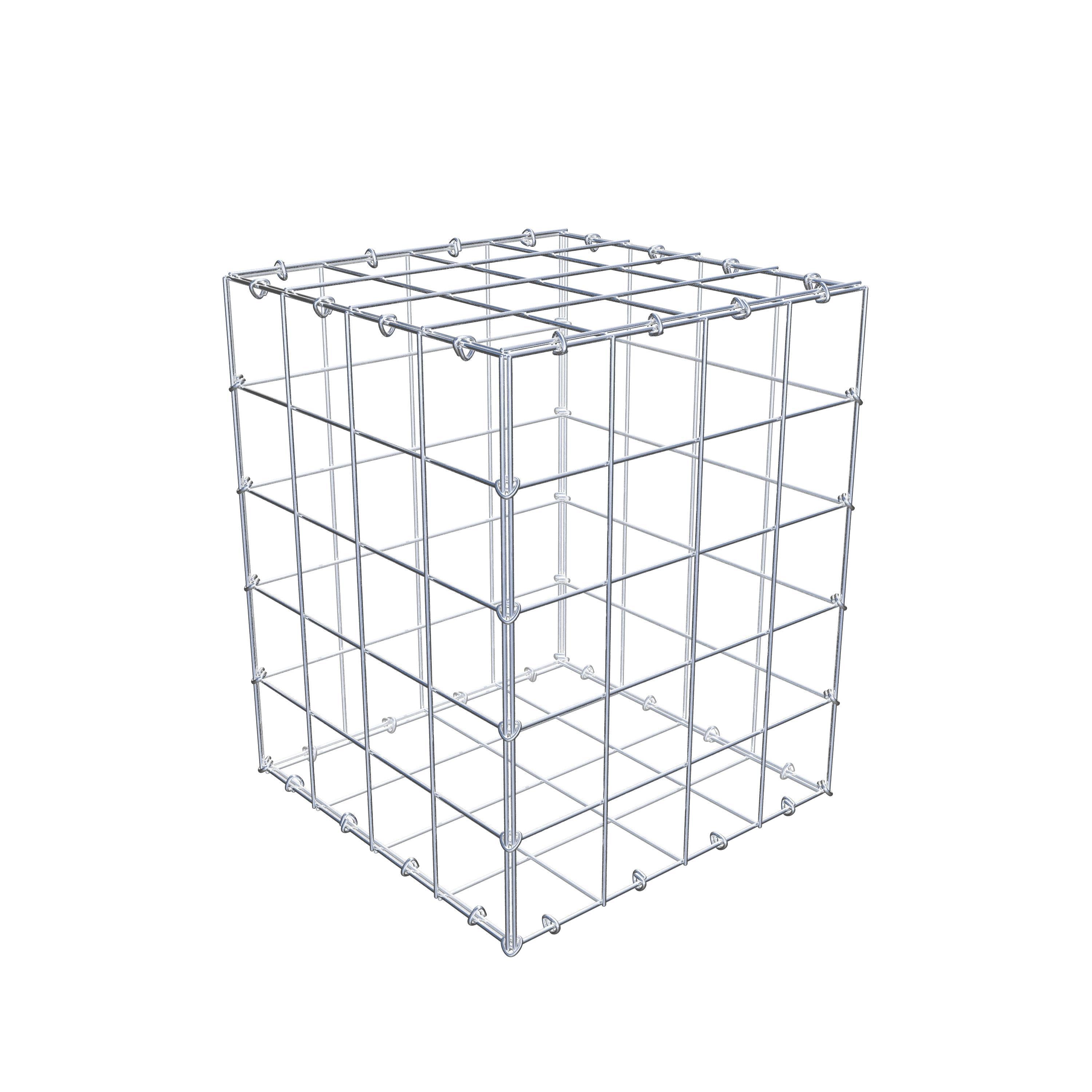 Gabion 50 cm x 40 cm x 40 cm (L x H x D), maskstorlek 10 cm x 10 cm, C-ring