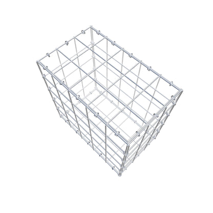 Gabion 50 cm x 50 cm x 30 cm (L x H x P), mailles 10 cm x 10 cm, anneau en C