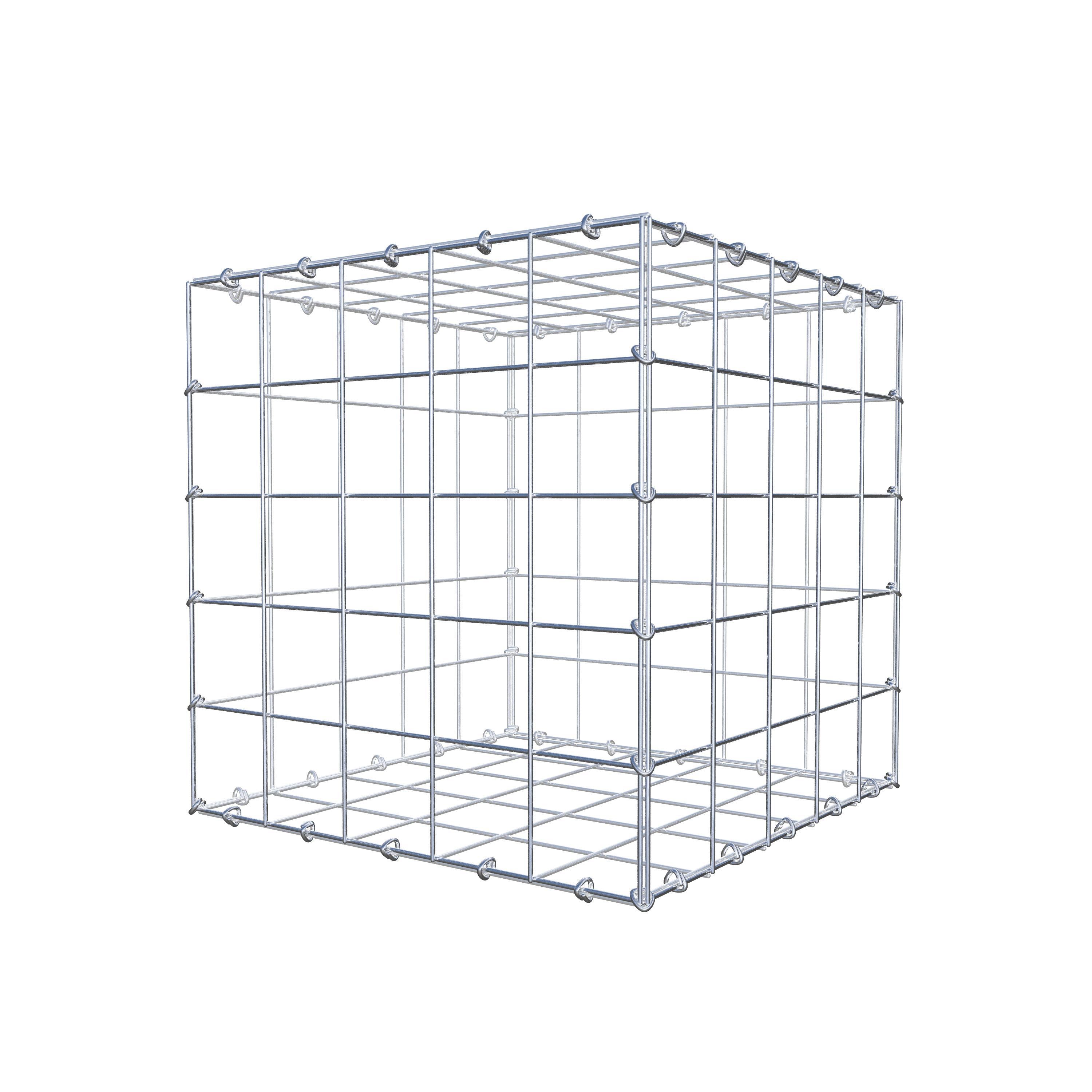 Gabion 50 cm x 50 cm x 50 cm (L x H x D), maskstorlek 10 cm x 10 cm, C-ring