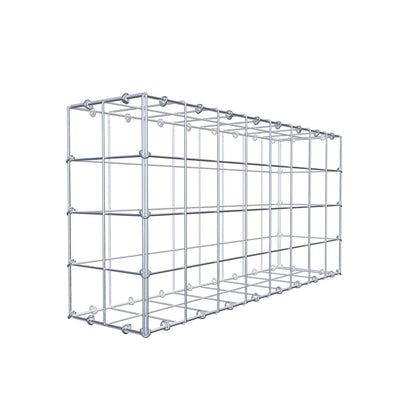 Gabion 80 cm x 40 cm x 20 cm (L x H x P), mailles 10 cm x 10 cm, anneau en C