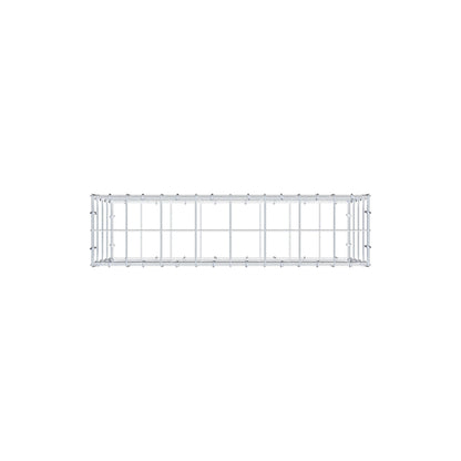 Gabion 80 cm x 40 cm x 20 cm (L x H x P), mailles 10 cm x 10 cm, anneau en C