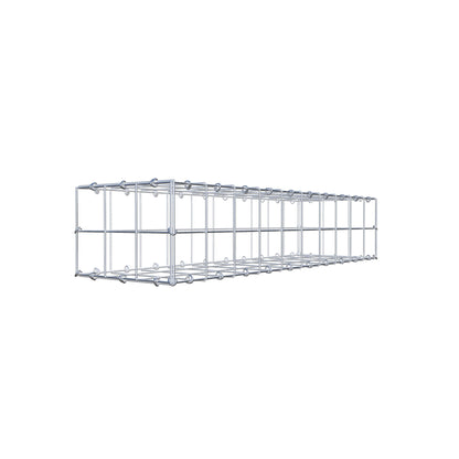 Gabião 100 cm x 20 cm x 30 cm (C x A x P), malhagem 10 cm x 10 cm, anel C