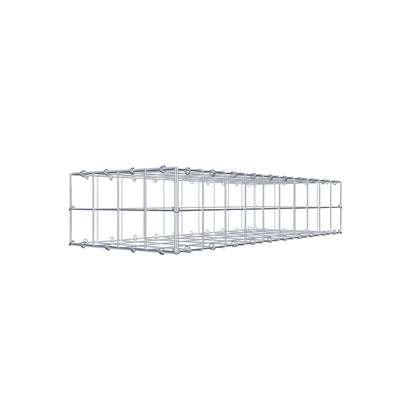 Gabião 100 cm x 20 cm x 40 cm (C x A x P), malhagem 10 cm x 10 cm, anel C