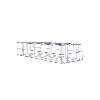 Gabião 100 cm x 20 cm x 40 cm (C x A x P), malhagem 10 cm x 10 cm, anel C