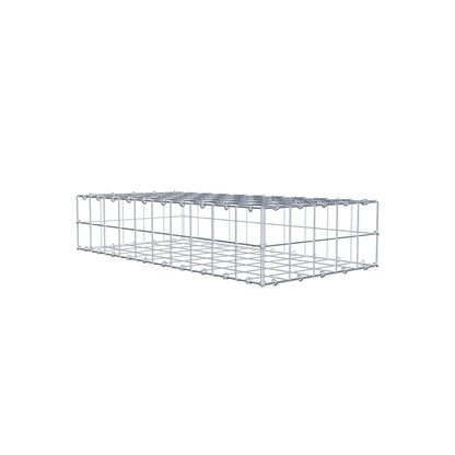 Gabion 100 cm x 20 cm x 50 cm (L x H x D), maskestørrelse 10 cm x 10 cm, C-ring