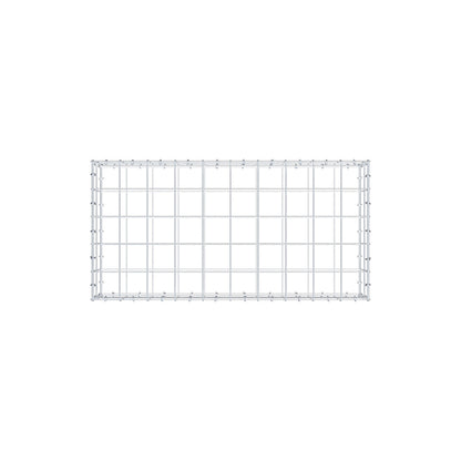 Gabion 100 cm x 20 cm x 50 cm (L x H x D), maskestørrelse 10 cm x 10 cm, C-ring