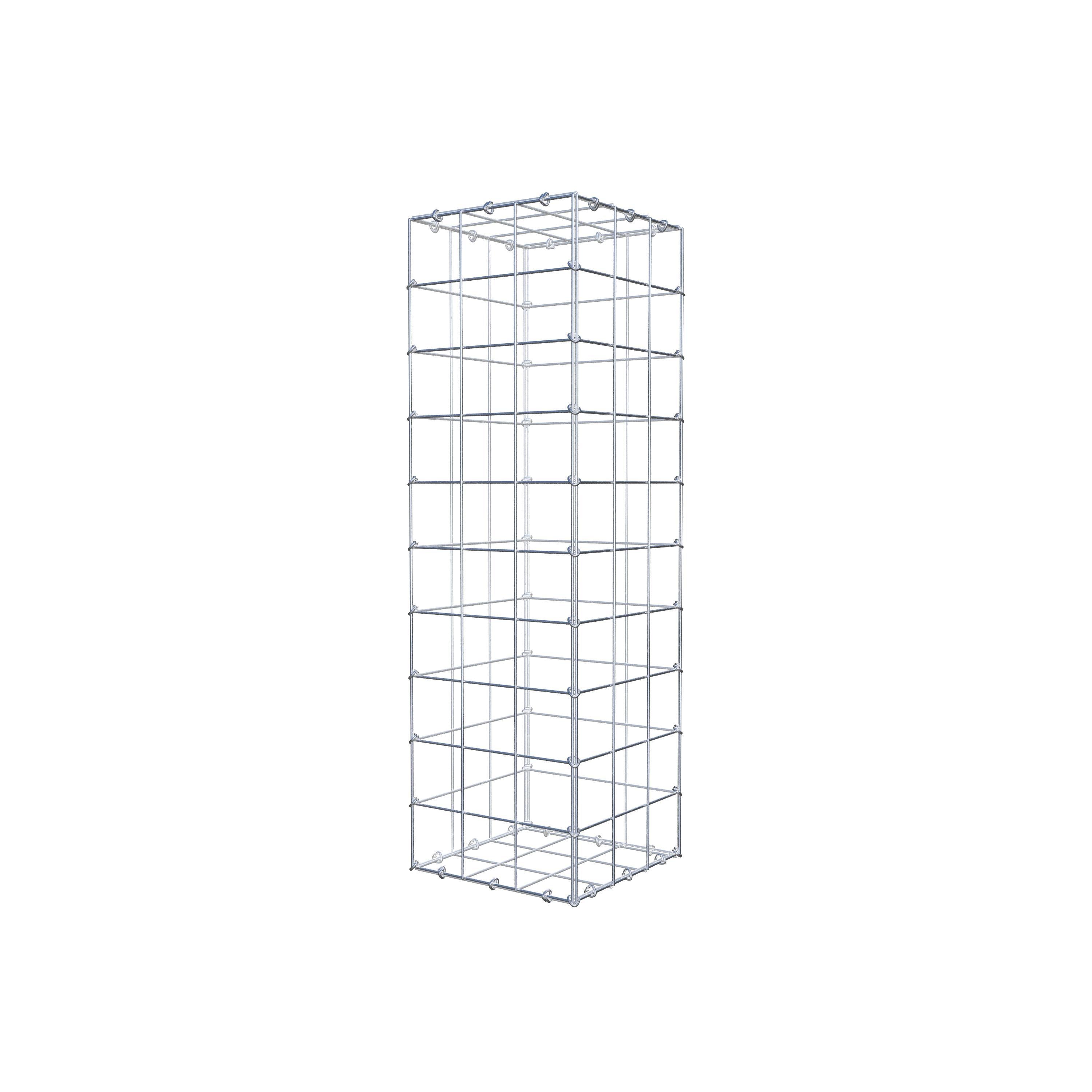 Gabion 100 cm x 30 cm x 30 cm (L x H x D), mesh size 10 cm x 10 cm, C-ring