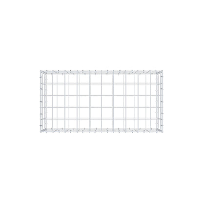 Gabion 100 cm x 30 cm x 50 cm (L x H x D), maskestørrelse 10 cm x 10 cm, C-ring