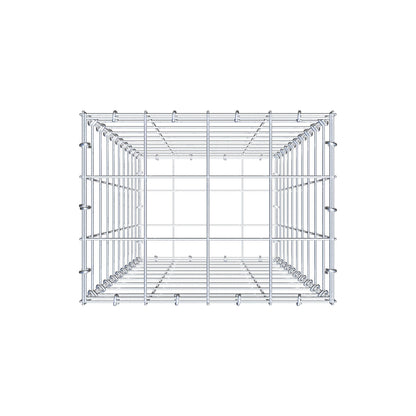 Gabion 100 cm x 40 cm x 30 cm (L x H x D), maskestørrelse 10 cm x 10 cm, C-ring