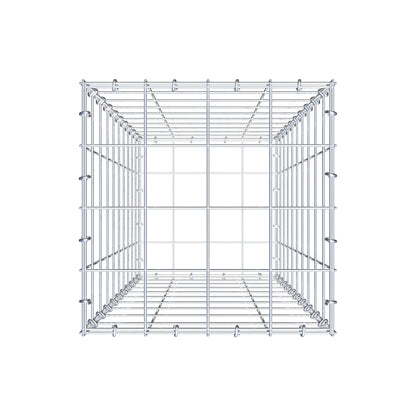 Gabione 100 cm x 40 cm x 40 cm (L x H x T), Maschenweite 10 cm x 10 cm, C-Ring