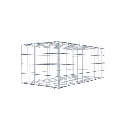 Gabion 100 cm x 40 cm x 50 cm (L x H x D), maskestørrelse 10 cm x 10 cm, C-ring