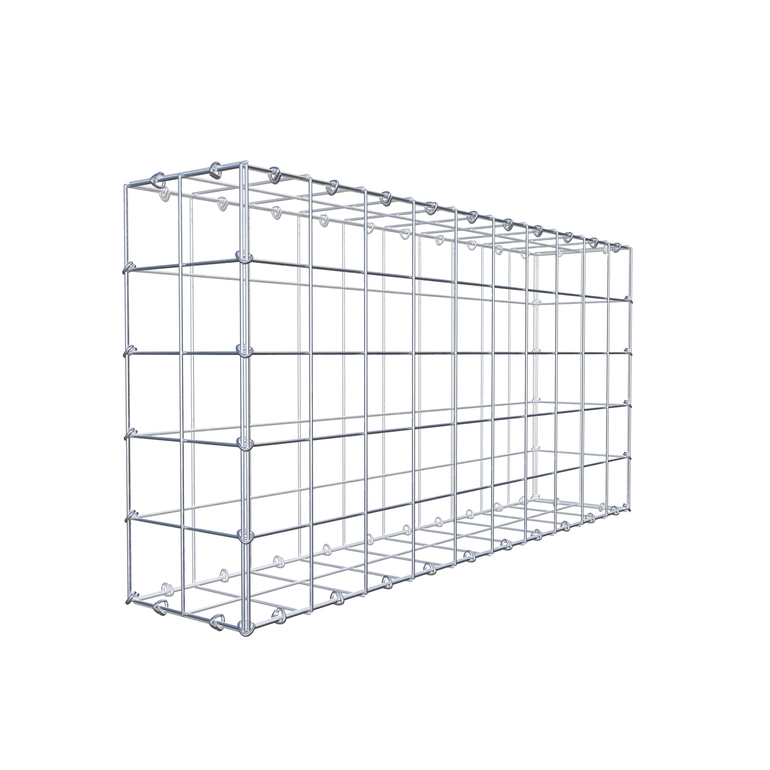 Gabion 100 cm x 50 cm x 20 cm (L x H x D), maskestørrelse 10 cm x 10 cm, C-ring