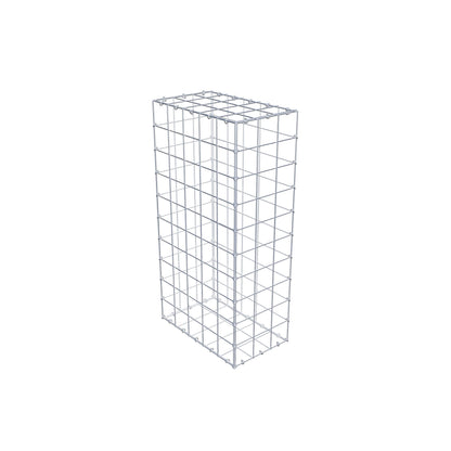 Gabion 100 cm x 50 cm x 30 cm (L x H x D), mesh size 10 cm x 10 cm, C-ring