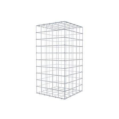 Gabion 100 cm x 50 cm x 50 cm (L x H x D), maskstorlek 10 cm x 10 cm, C-ring