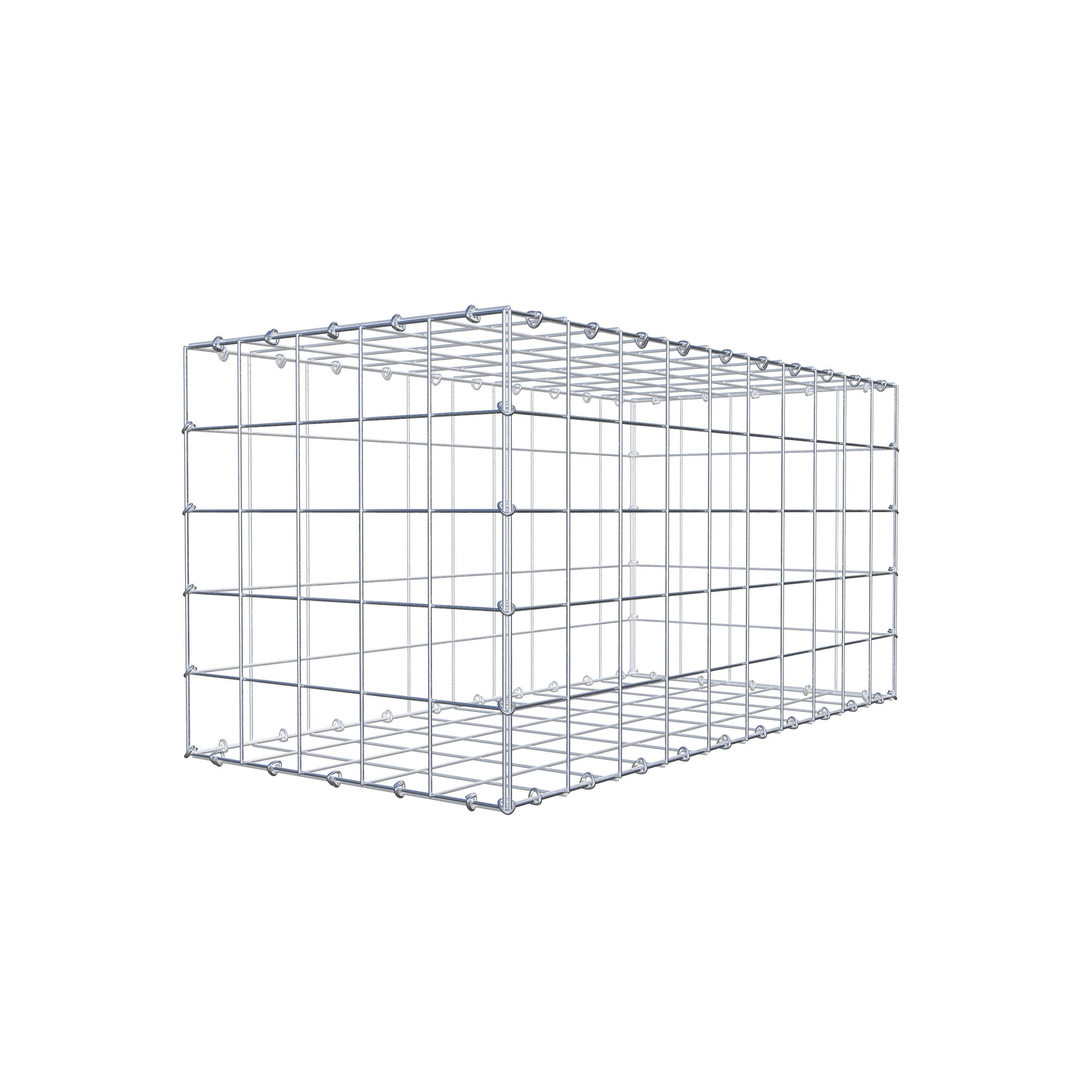 Gabion 100 cm x 50 cm x 50 cm (L x H x D), maskstorlek 10 cm x 10 cm, C-ring