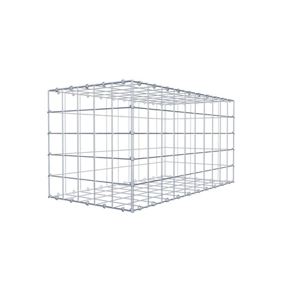 Gabion 100 cm x 50 cm x 50 cm (L x H x D), maskstorlek 10 cm x 10 cm, C-ring