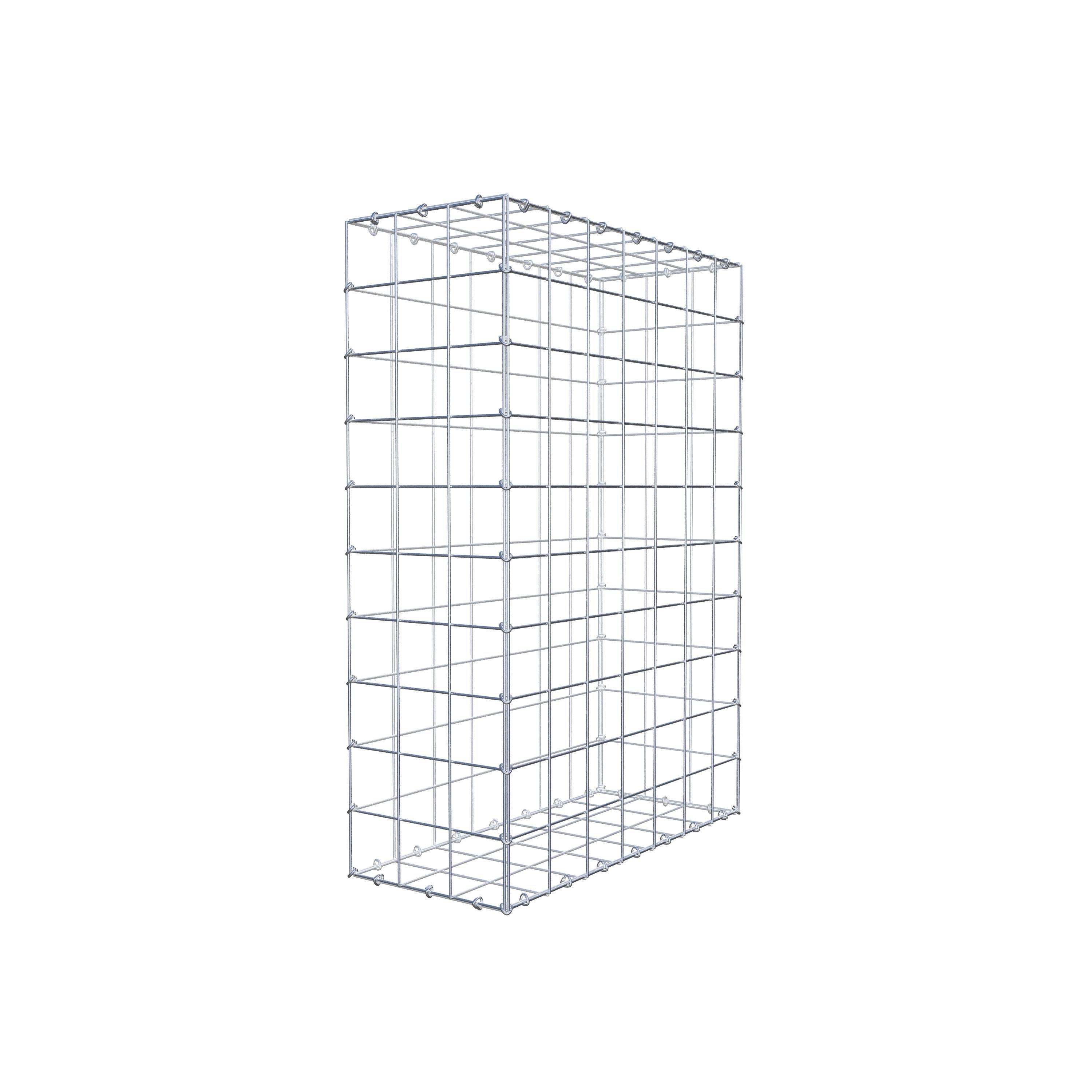 Gabion 100 cm x 70 cm x 30 cm (L x H x D), maskstorlek 10 cm x 10 cm, C-ring