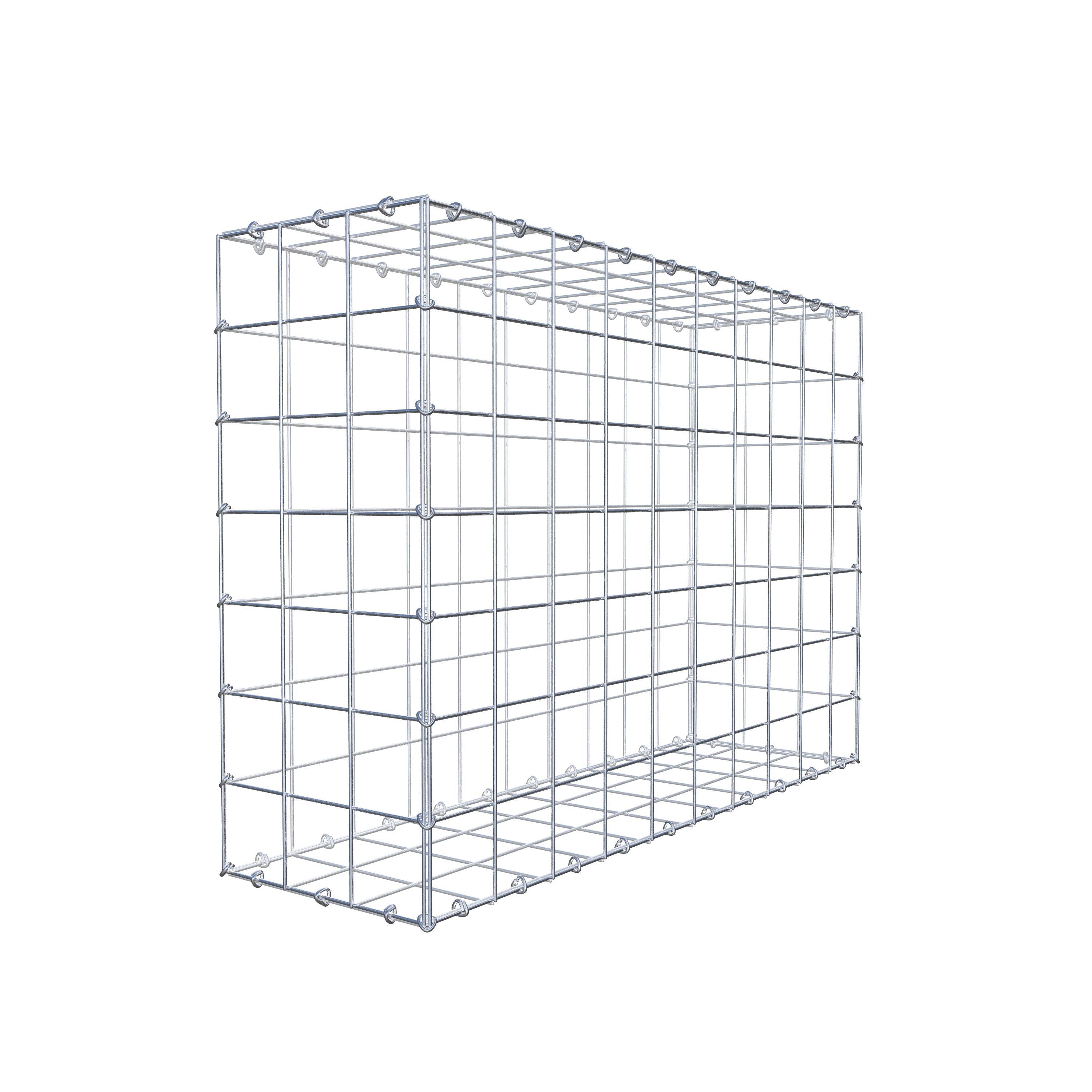 Gabion 100 cm x 70 cm x 30 cm (L x H x D), maskstorlek 10 cm x 10 cm, C-ring