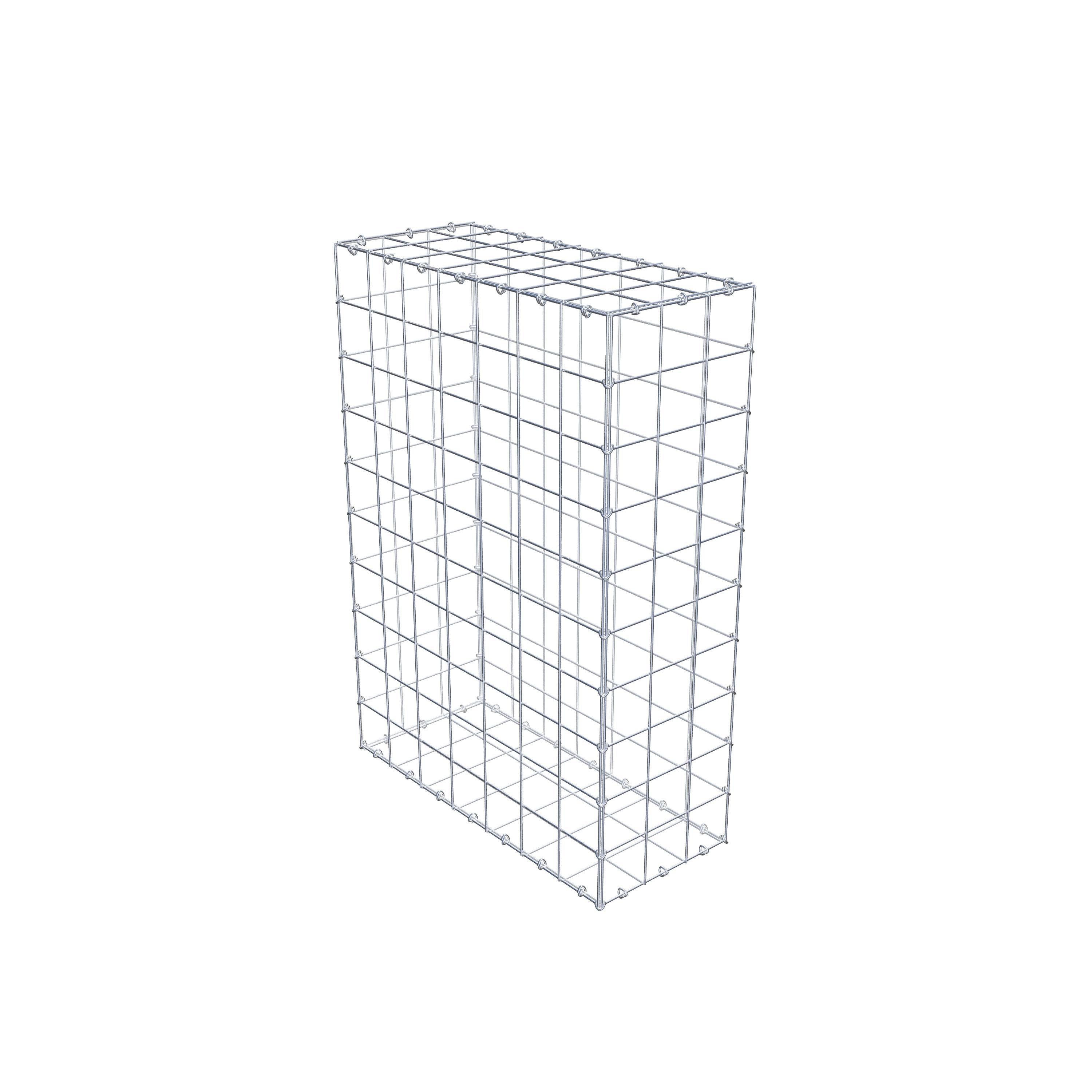 Gabion 100 cm x 70 cm x 30 cm (L x H x D), maskestørrelse 10 cm x 10 cm, C-ring