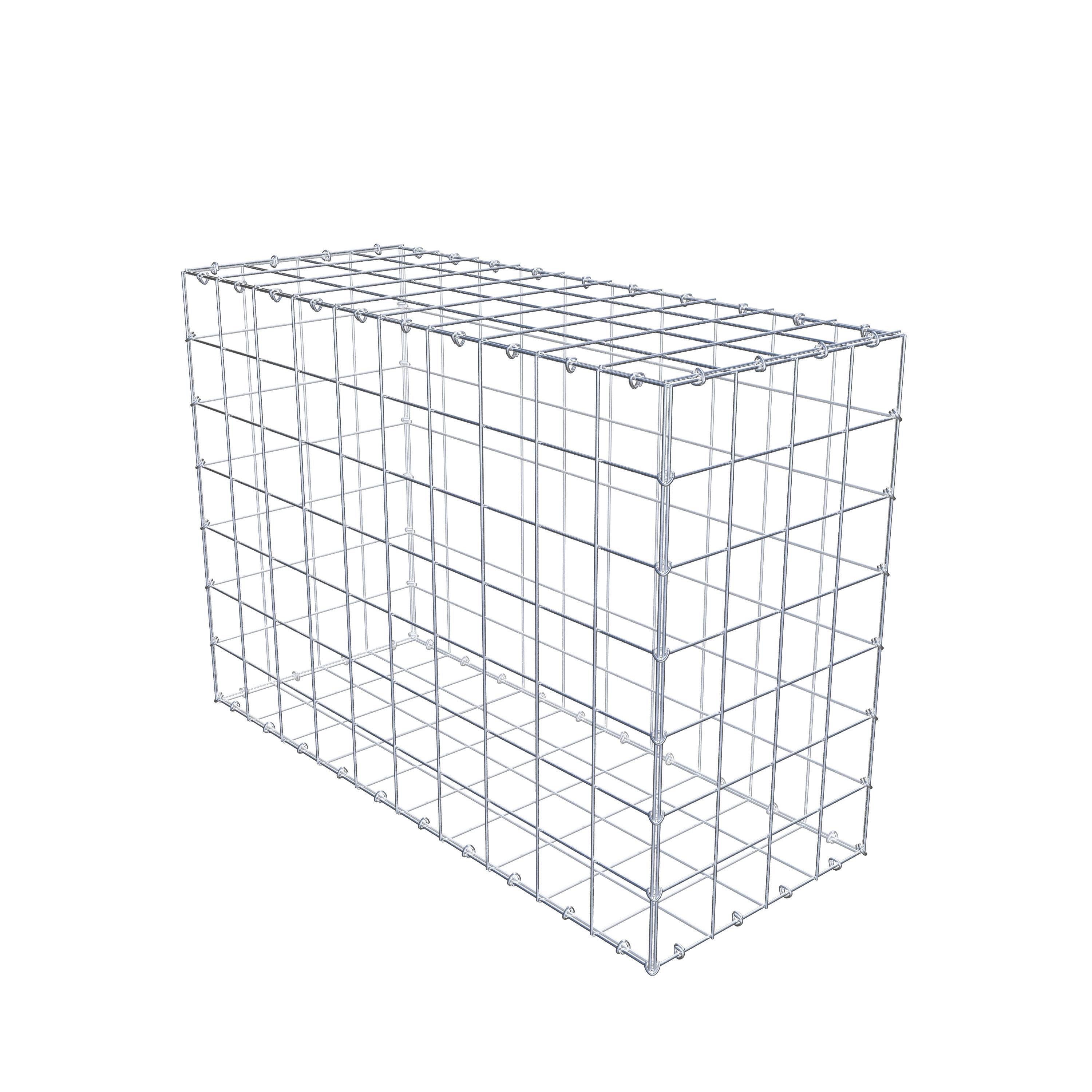 Gabion 100 cm x 70 cm x 40 cm (L x H x D), mesh size 10 cm x 10 cm, C-ring