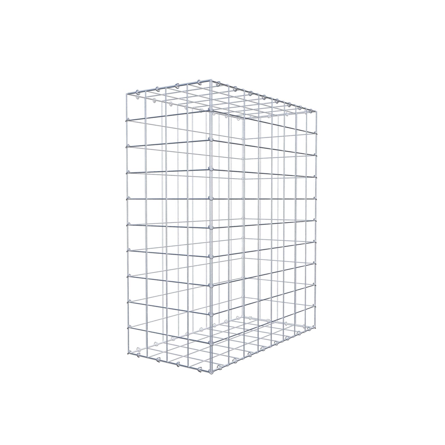 Gabion 100 cm x 80 cm x 40 cm (L x H x D), maskstorlek 10 cm x 10 cm, C-ring
