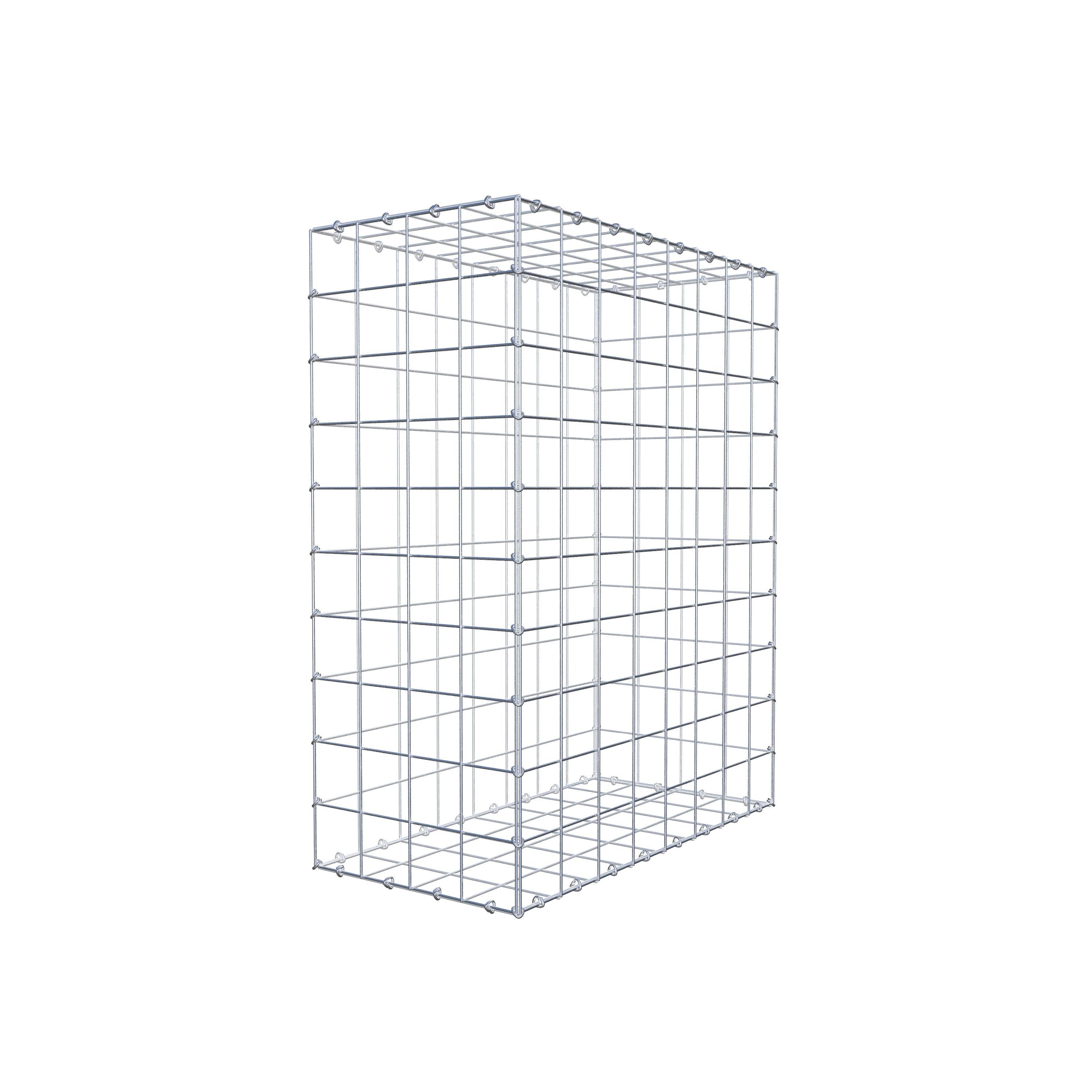 Gabion 100 cm x 80 cm x 40 cm (L x H x D), maskstorlek 10 cm x 10 cm, C-ring