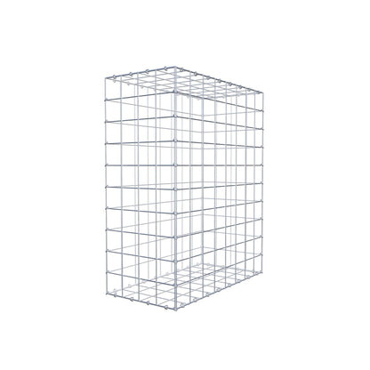 Gabion 100 cm x 80 cm x 40 cm (L x H x D), maskstorlek 10 cm x 10 cm, C-ring