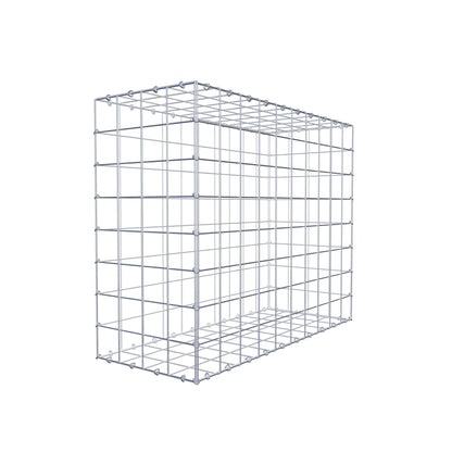 Gabion 100 cm x 80 cm x 40 cm (L x H x D), maskstorlek 10 cm x 10 cm, C-ring