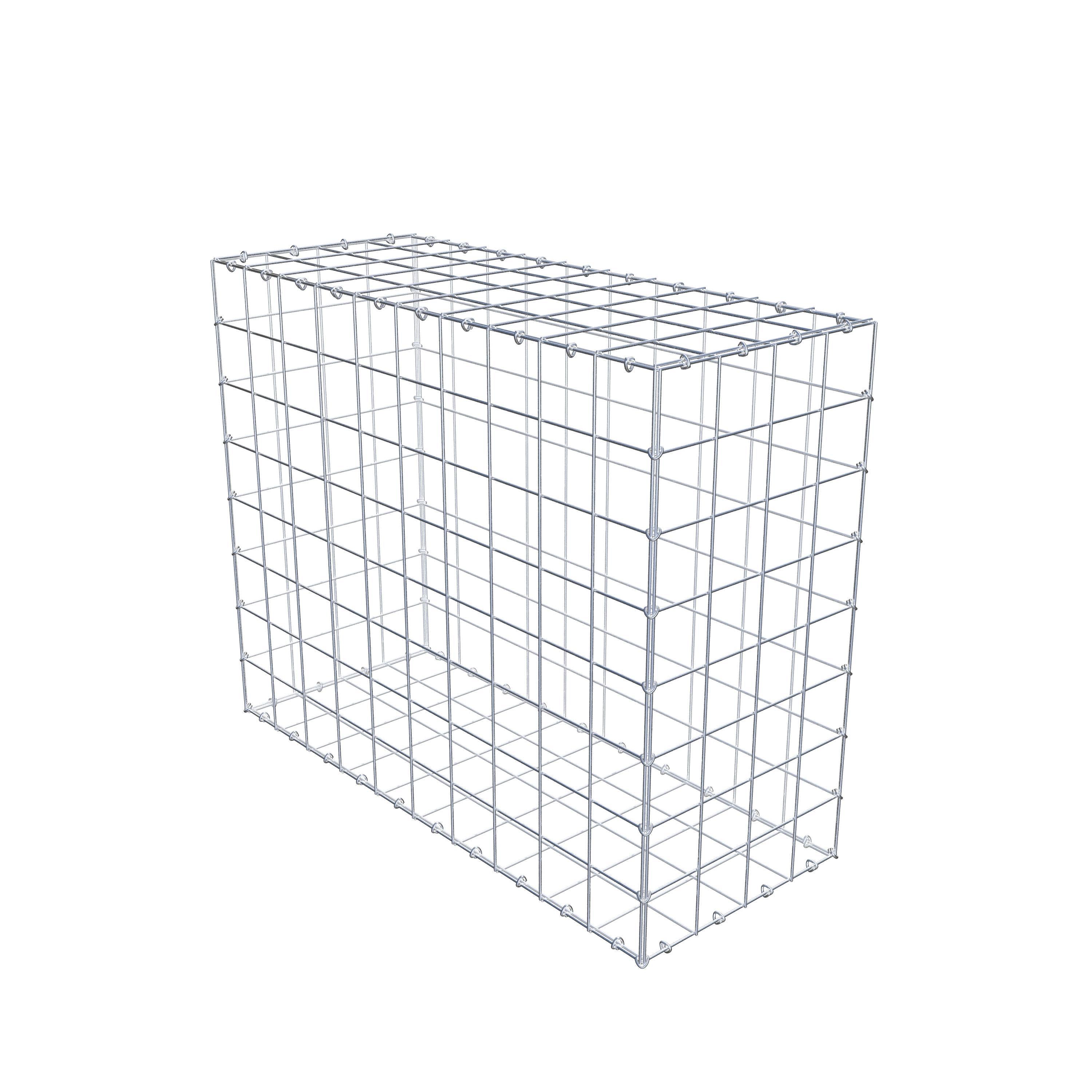 Gabion 100 cm x 80 cm x 40 cm (L x H x D), maskstorlek 10 cm x 10 cm, C-ring