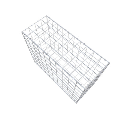 Gabion 100 cm x 80 cm x 40 cm (L x H x D), maskstorlek 10 cm x 10 cm, C-ring