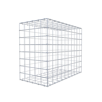 Gabion 100 cm x 80 cm x 50 cm (L x H x D), mesh size 10 cm x 10 cm, C-ring