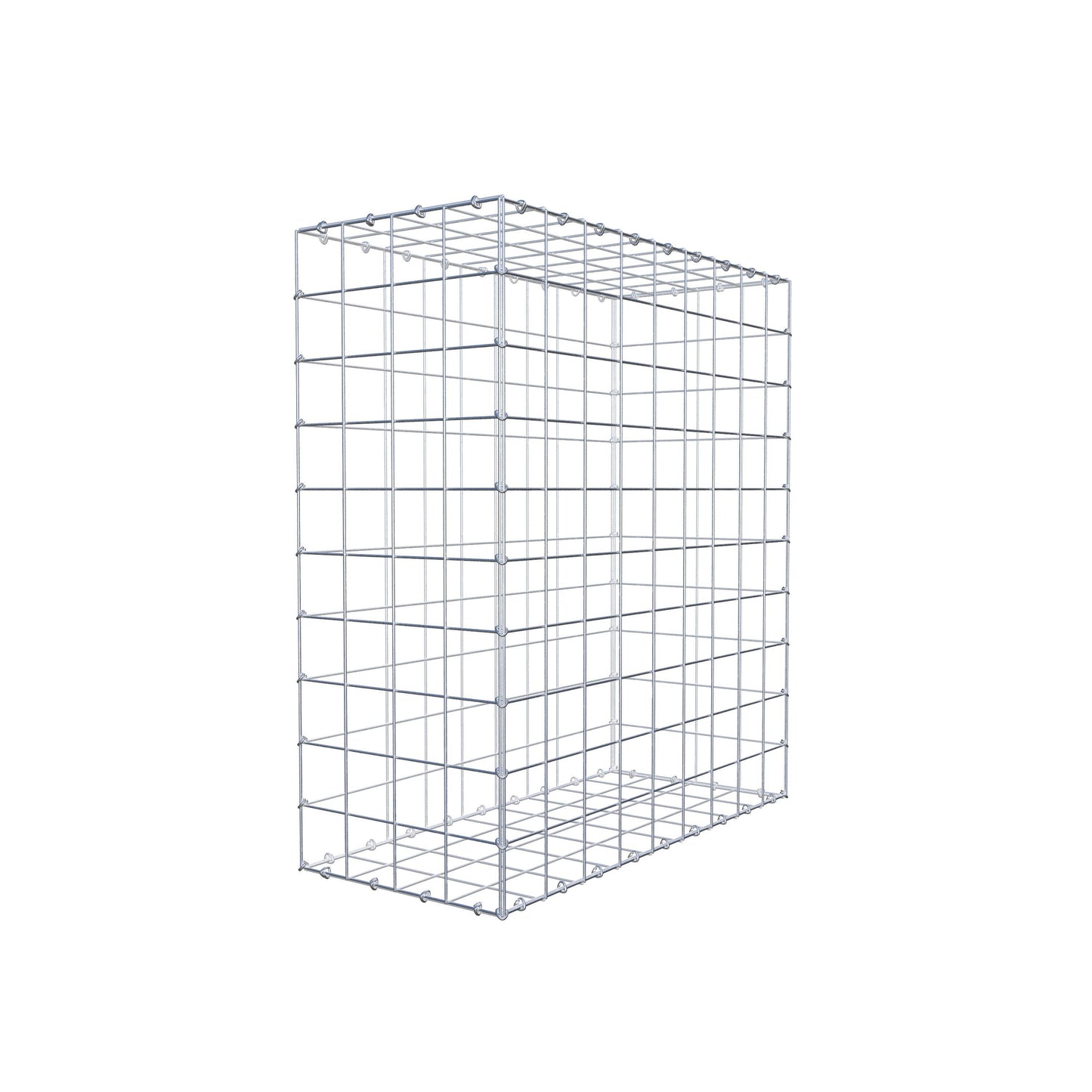Gabion 100 cm x 90 cm x 40 cm (L x H x P), mailles 10 cm x 10 cm, anneau en C