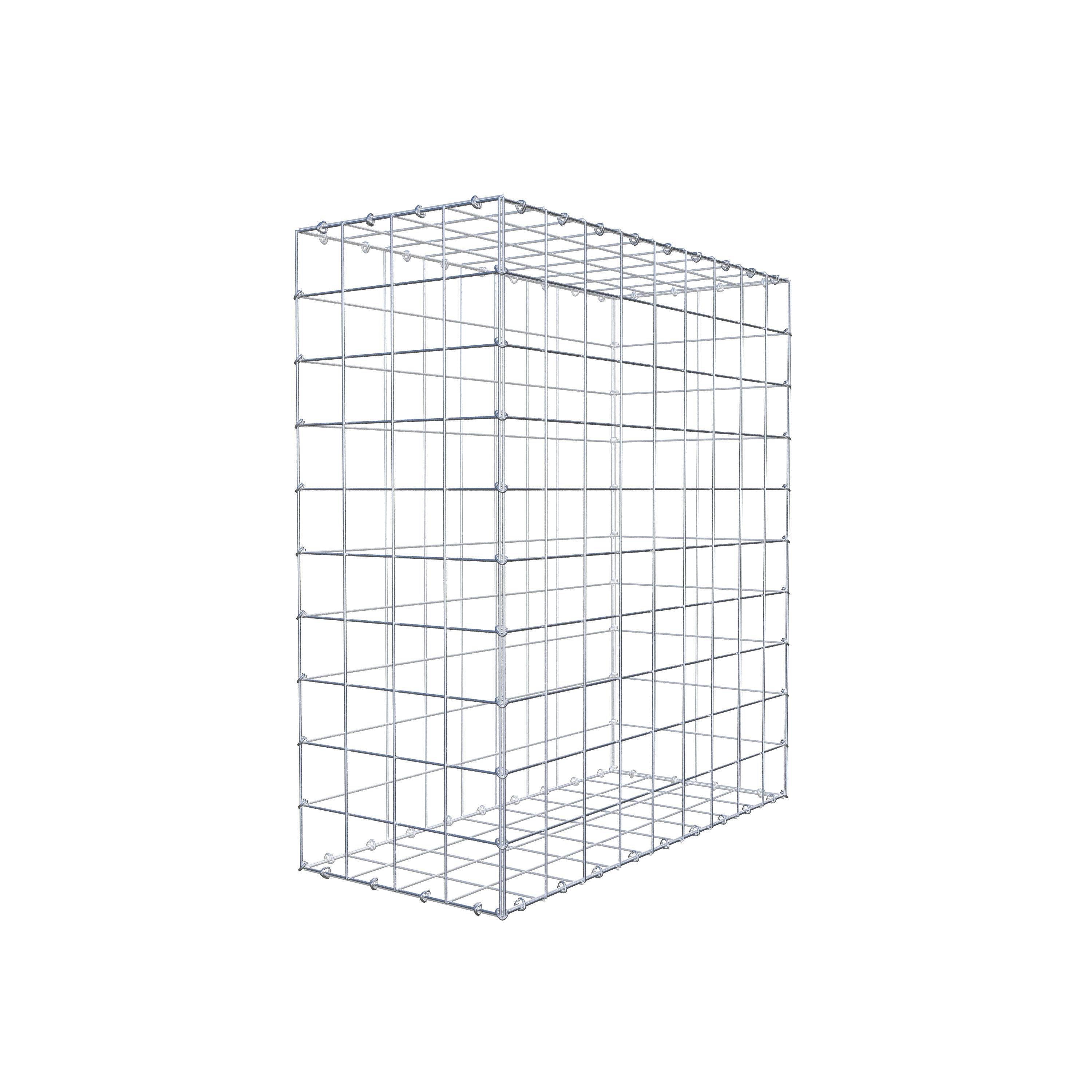 Gabion 100 cm x 90 cm x 40 cm (L x H x D), maskstorlek 10 cm x 10 cm, C-ring