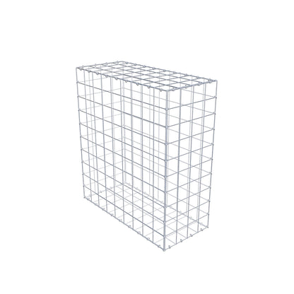 Gabion 100 cm x 90 cm x 40 cm (L x H x P), mailles 10 cm x 10 cm, anneau en C