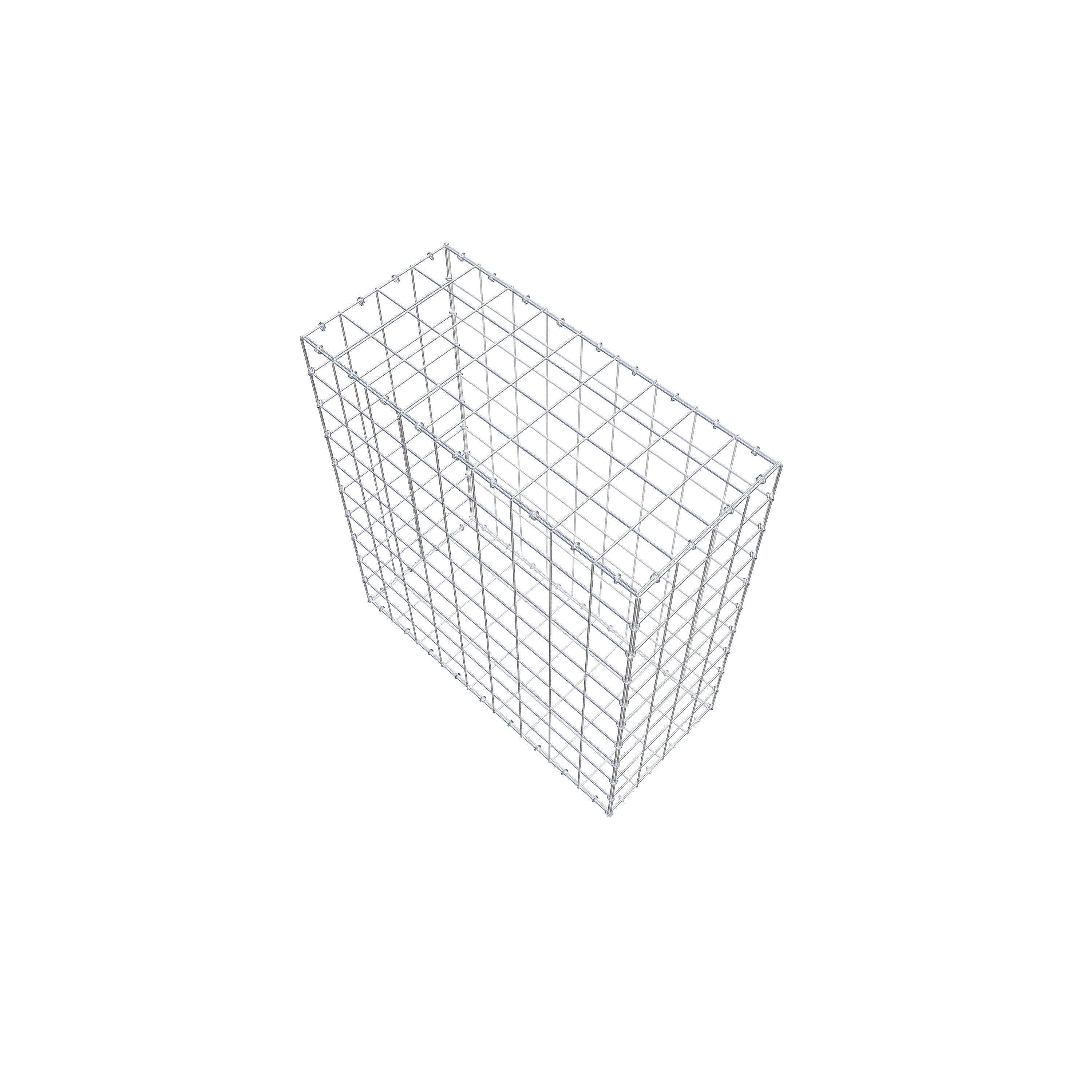 Gabion 100 cm x 90 cm x 40 cm (L x H x D), maskstorlek 10 cm x 10 cm, C-ring