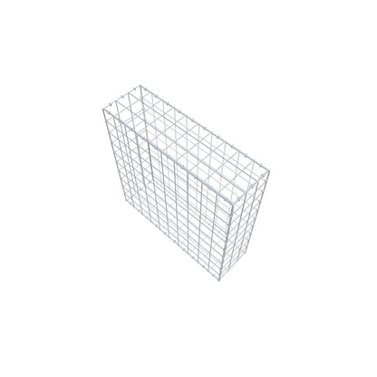 Gabion 100 cm x 100 cm x 30 cm (L x H x P), mailles 10 cm x 10 cm, anneau en C
