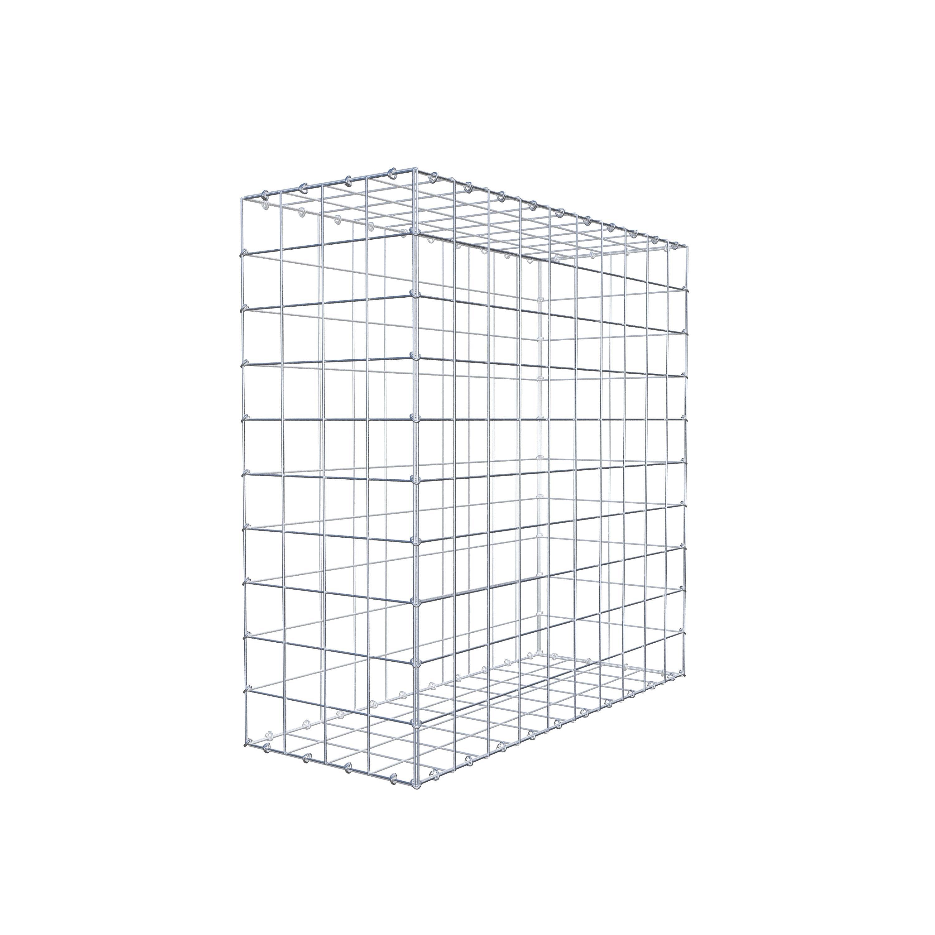 Gabion 100 cm x 100 cm x 40 cm (L x H x D), maskstorlek 10 cm x 10 cm, C-ring