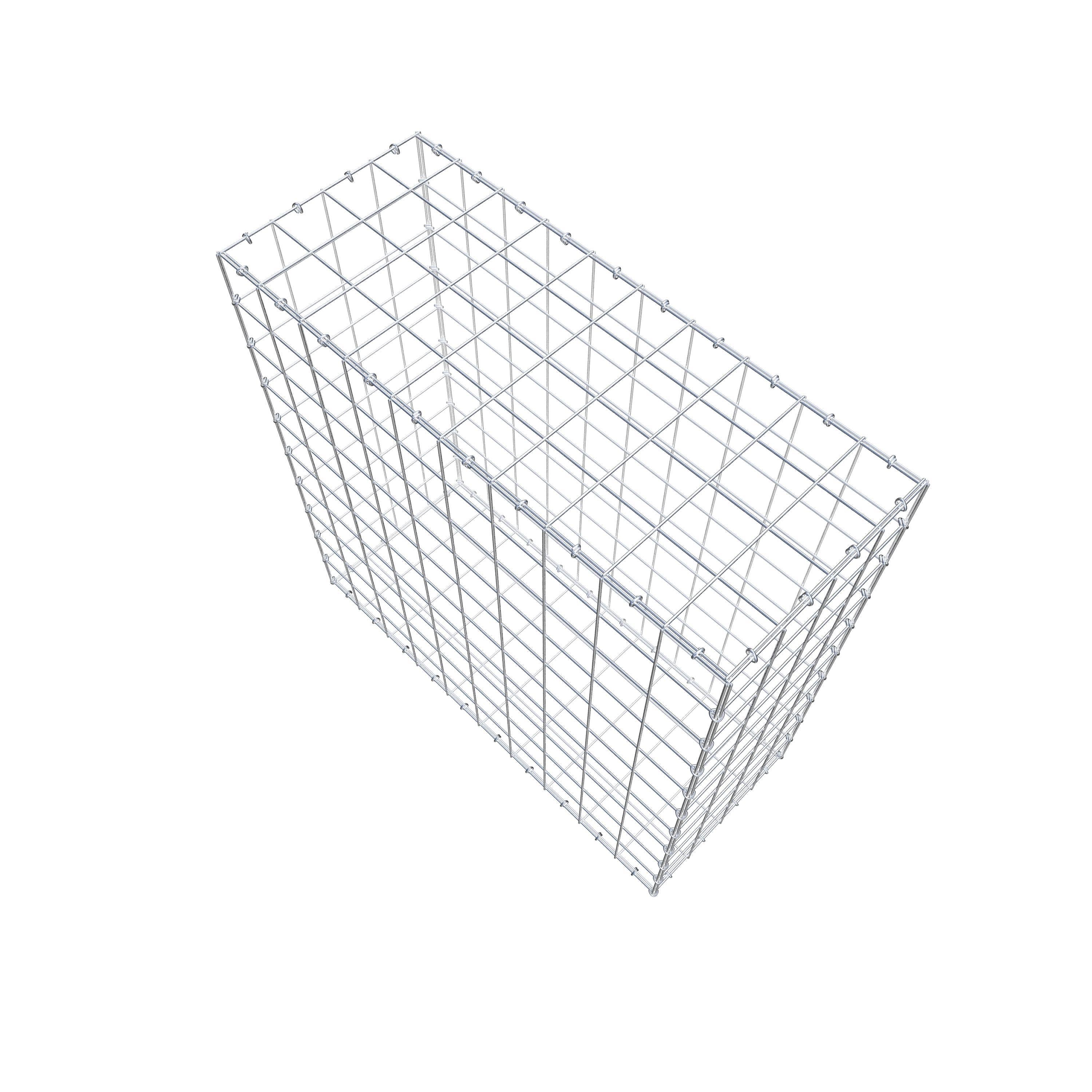 Gabion 100 cm x 100 cm x 40 cm (L x H x D), maskstorlek 10 cm x 10 cm, C-ring