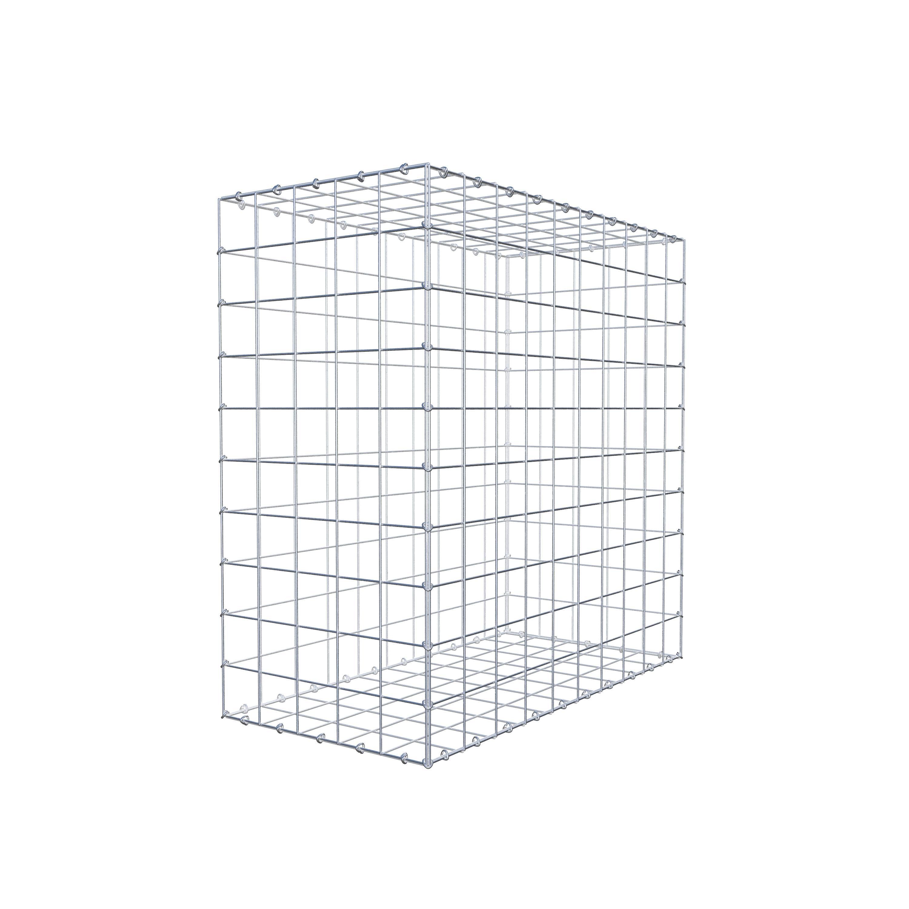 Gabion 100 cm x 100 cm x 50 cm (L x H x D), maskstorlek 10 cm x 10 cm, C-ring