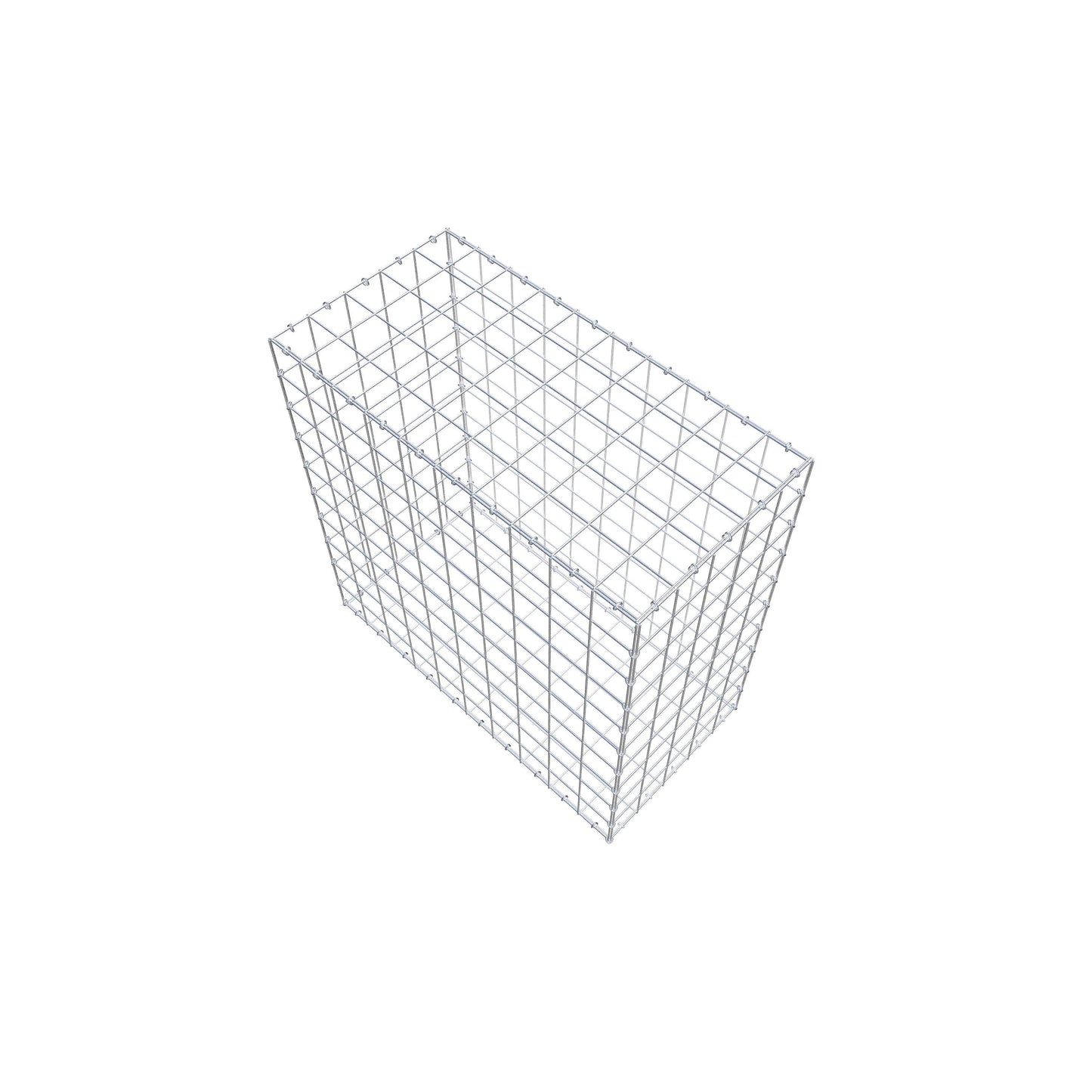 Gabion 100 cm x 100 cm x 50 cm (L x H x P), mailles 10 cm x 10 cm, anneau en C