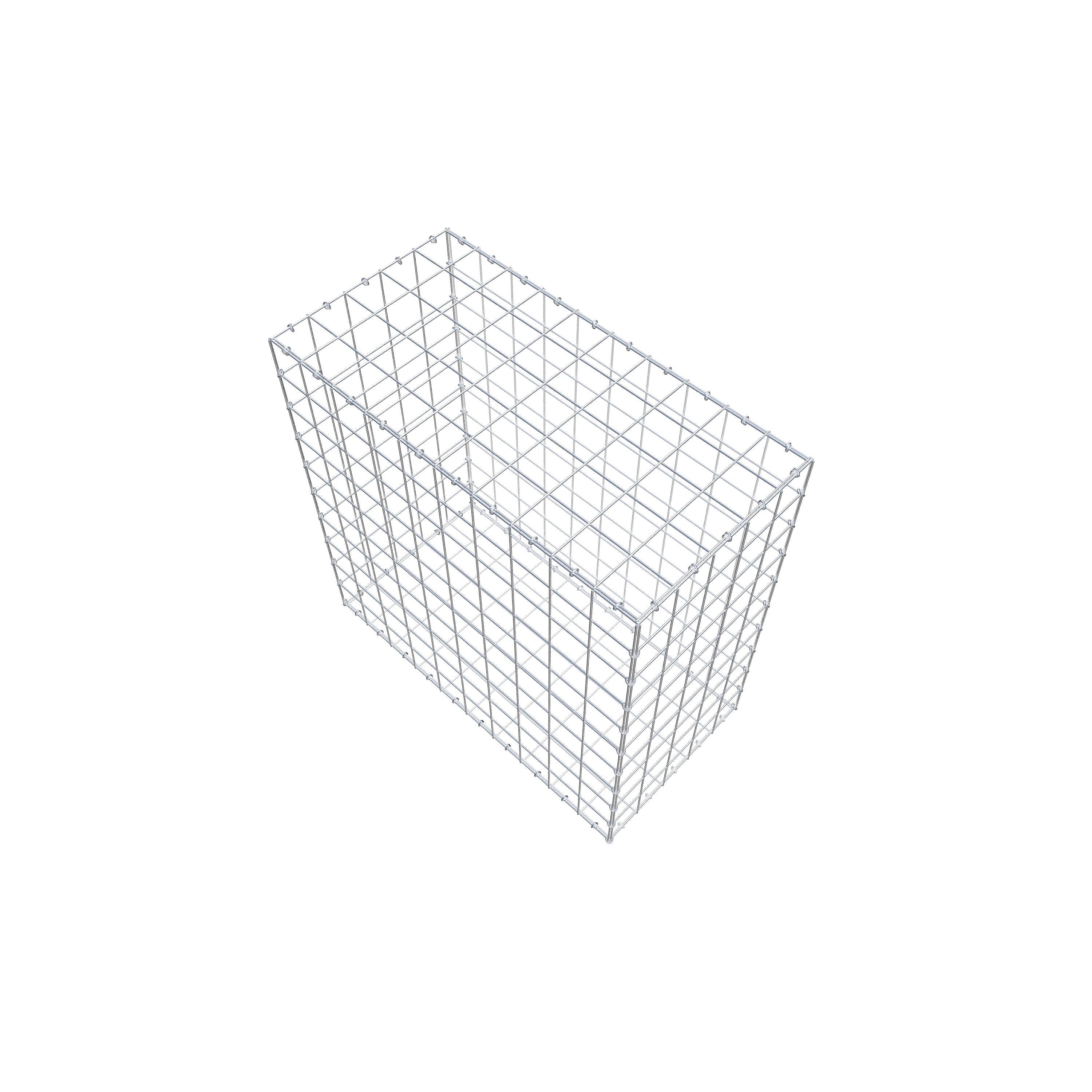 Gabion 100 cm x 100 cm x 50 cm (L x H x D), maskstorlek 10 cm x 10 cm, C-ring